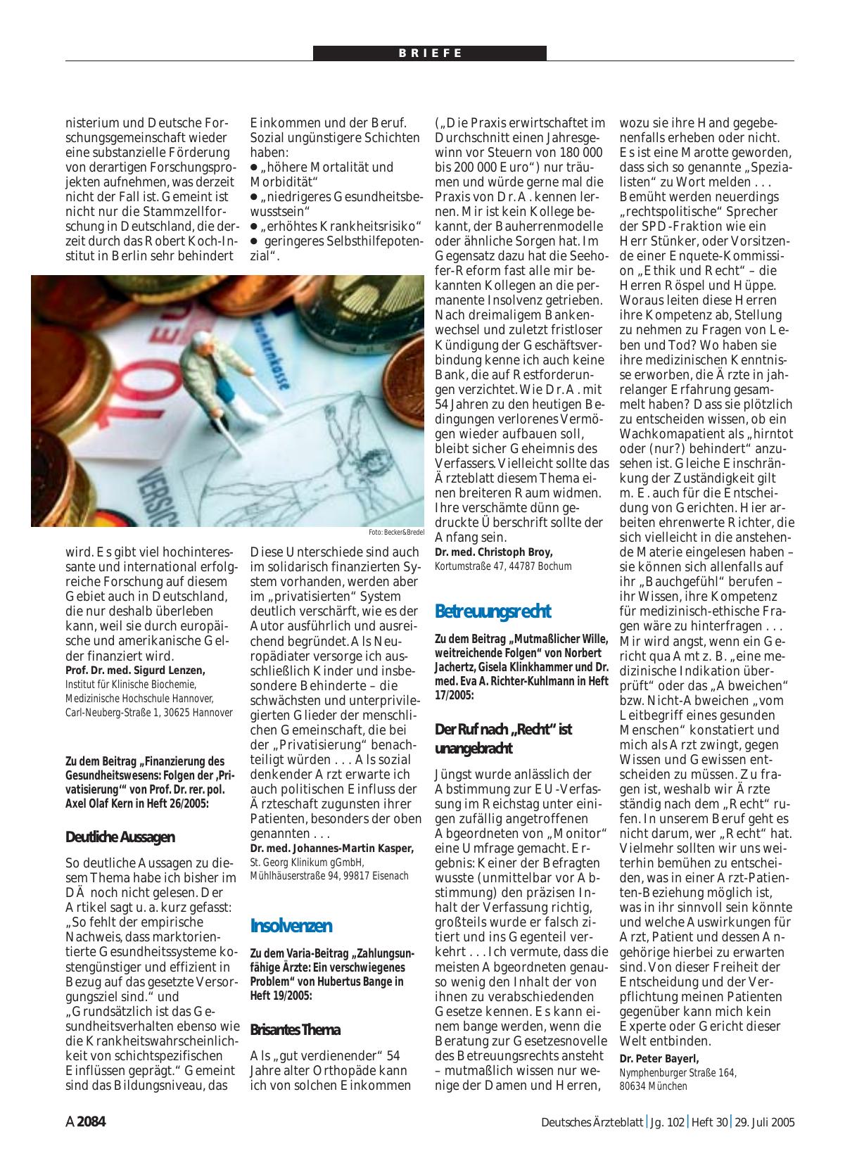 Vorschauseite 1: Betreuungsrecht: Der Ruf nach „Recht“ ist unangebracht