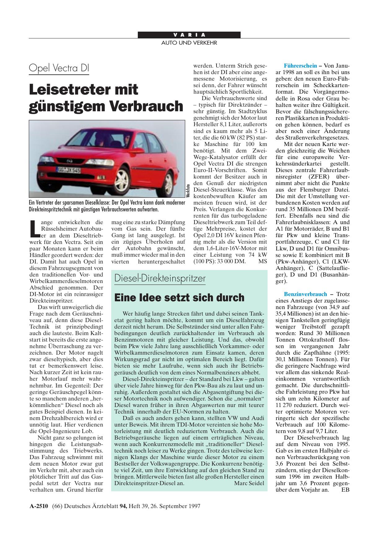 Vorschauseite 1: Benzinverbrauch