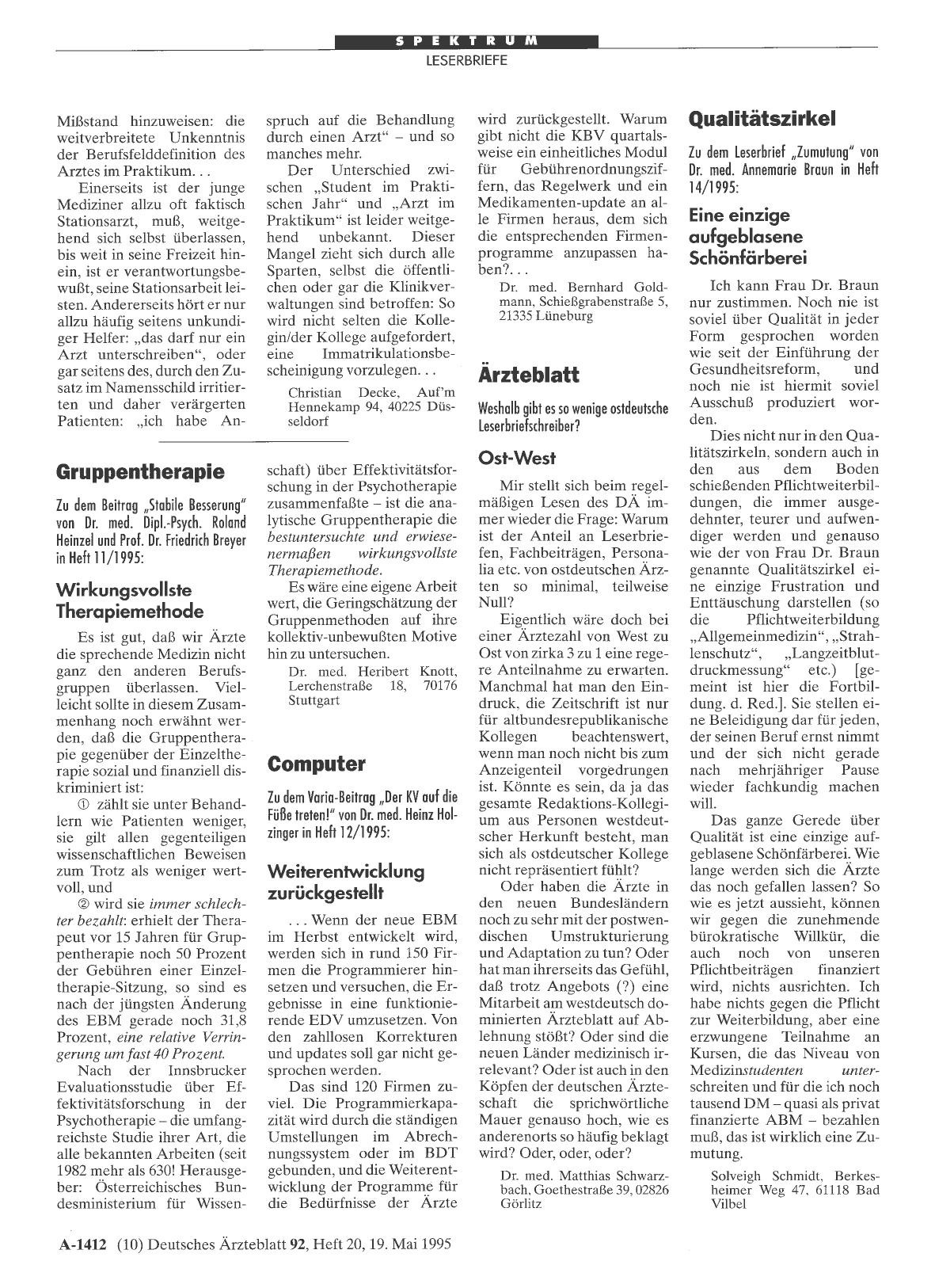 Vorschauseite 1: Gruppentherapie: Wirkungsvollste Therapiemethode