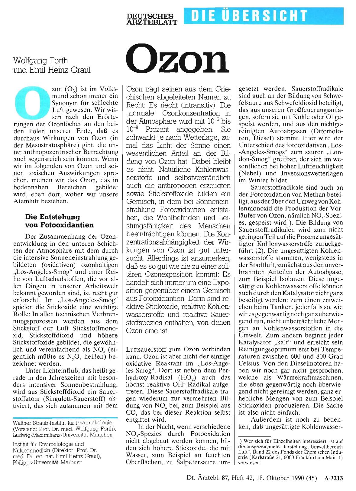 Vorschauseite 1: Ozon