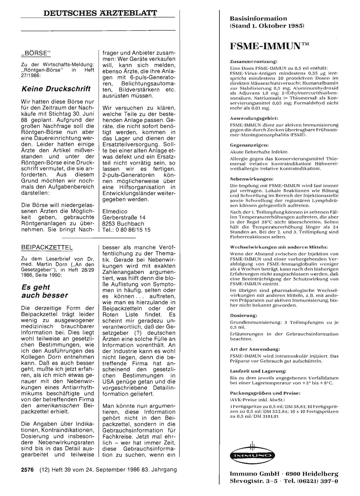 Vorschauseite 1: „BÖRSE”: Keine Druckschrift