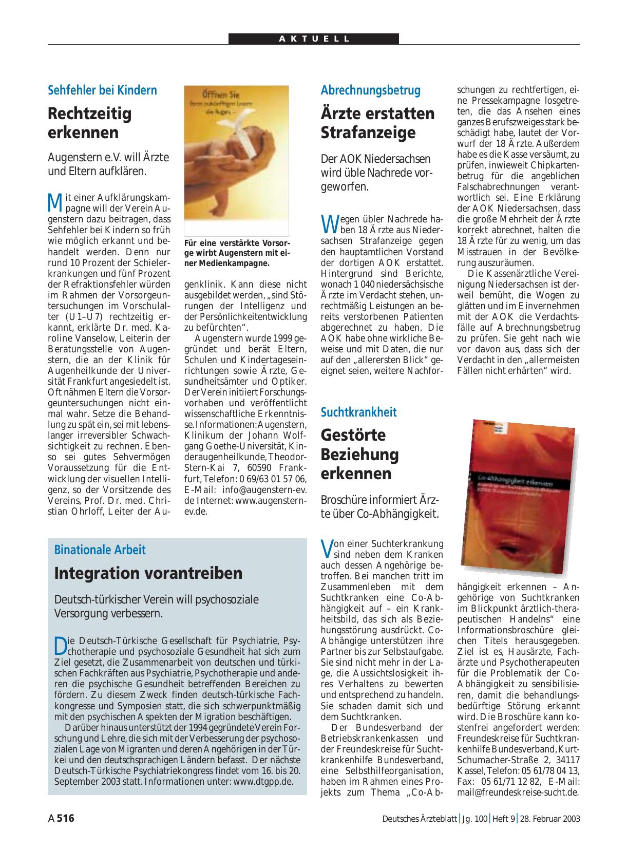 Vorschauseite 1: Abrechnungsbetrug: Ärzte erstatten Strafanzeige
