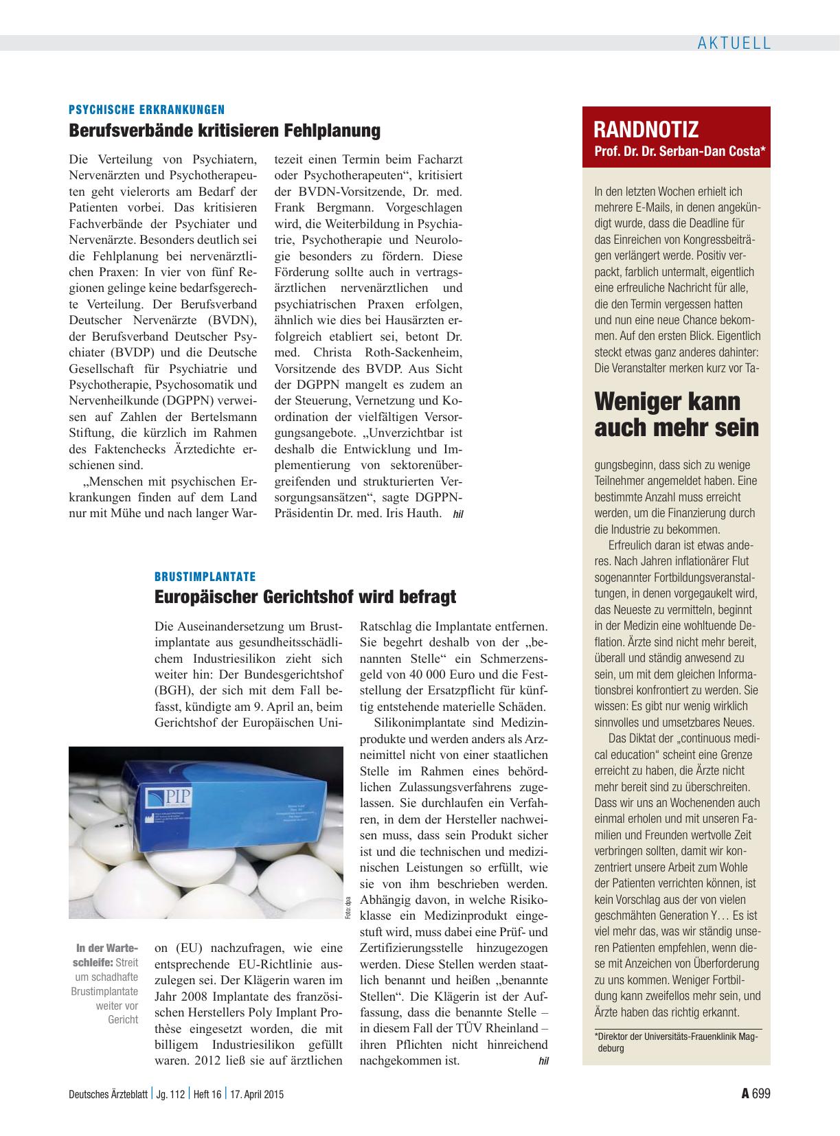 Vorschauseite 1: Randnotiz: Weniger kann auch mehr sein