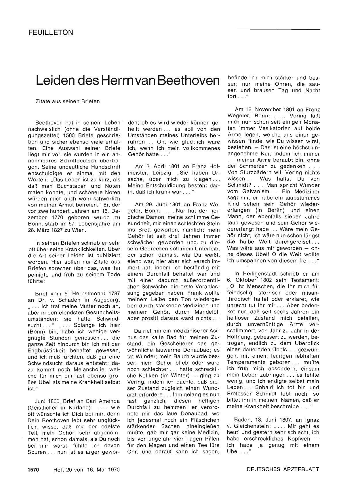 Vorschauseite 1: Leiden des Herrn van Beethoven