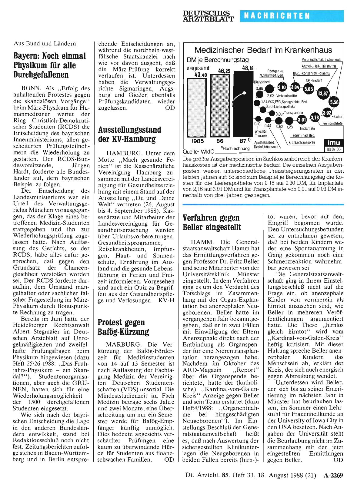 Vorschauseite 1: Ausstellungsstand der KV-Hamburg