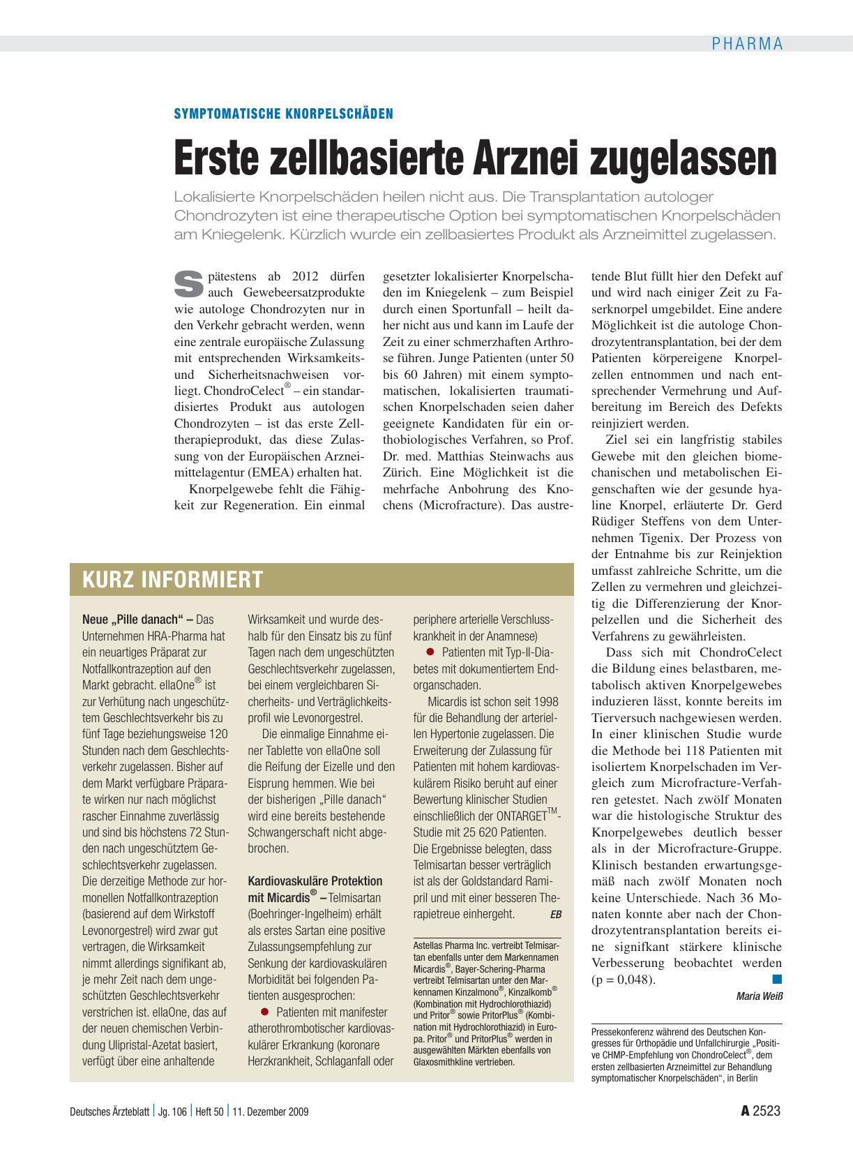 Vorschauseite 1: Kurz informiert
