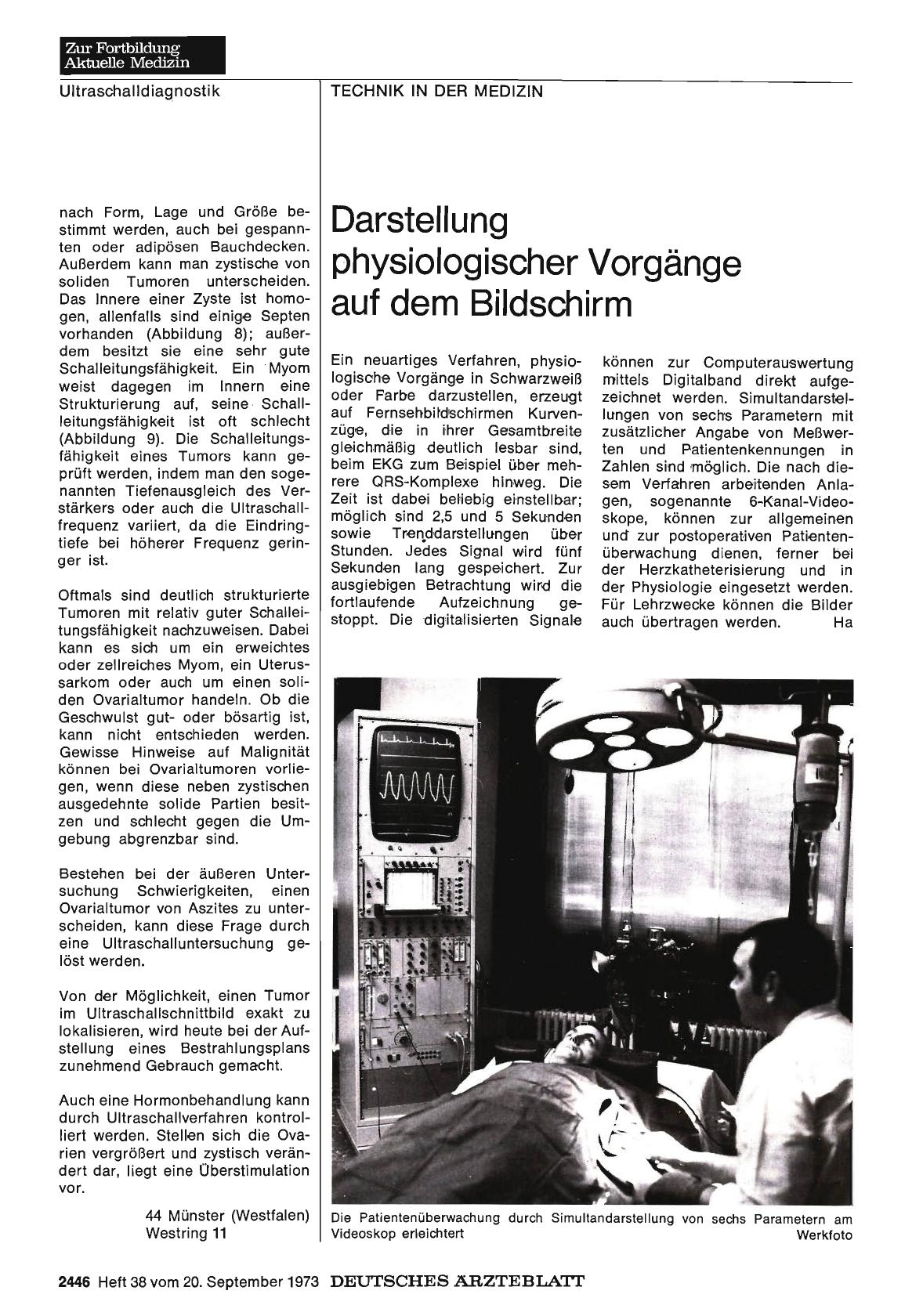 Vorschauseite 1: Darstellung physiologischer Vorgänge auf dem Bildschirm