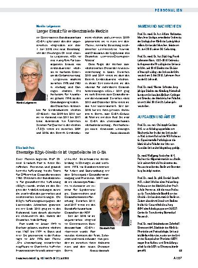 Vorschauseite 1: Namen und Nachrichten
