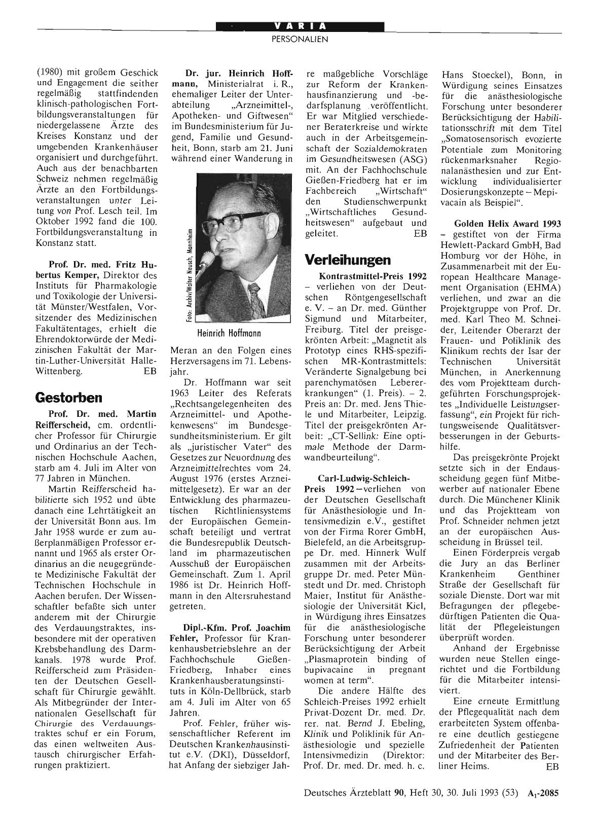 Vorschauseite 1: Gestorben