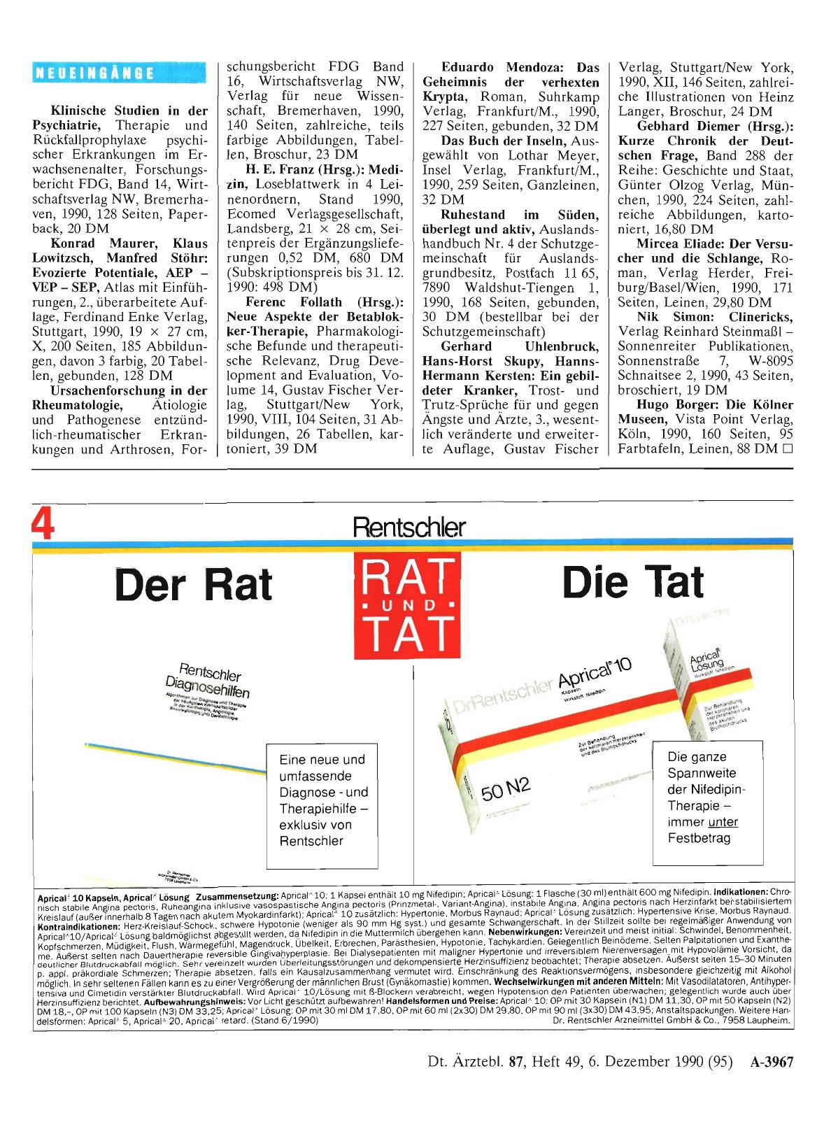 Vorschauseite 1: NEUEINGÄNGE