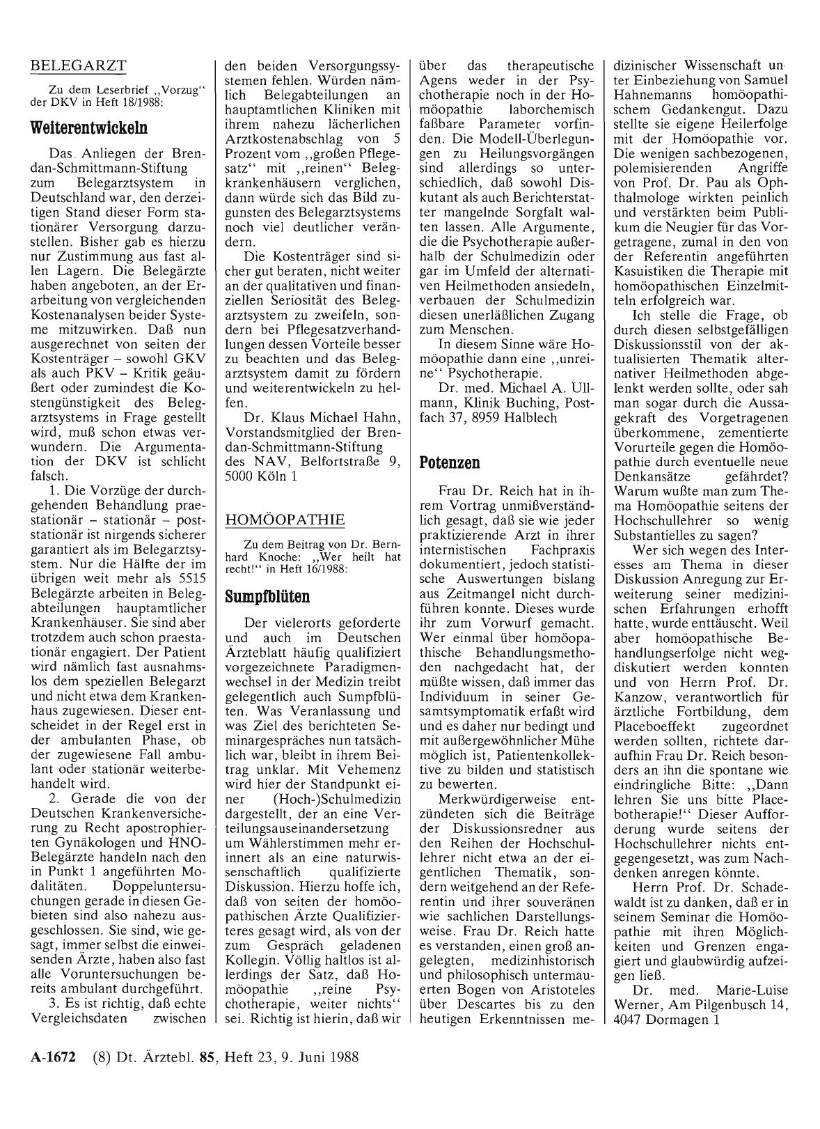 Vorschauseite 1: BELEGARZT: Weiterentwickeln