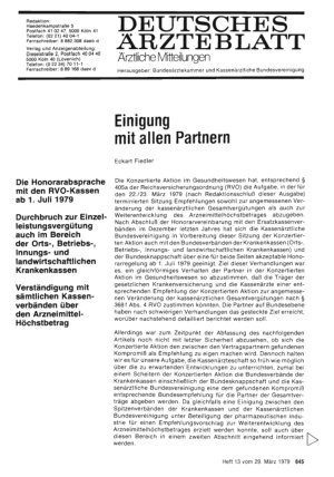 Vorschauseite 1: Einigung mit allen Partnern
