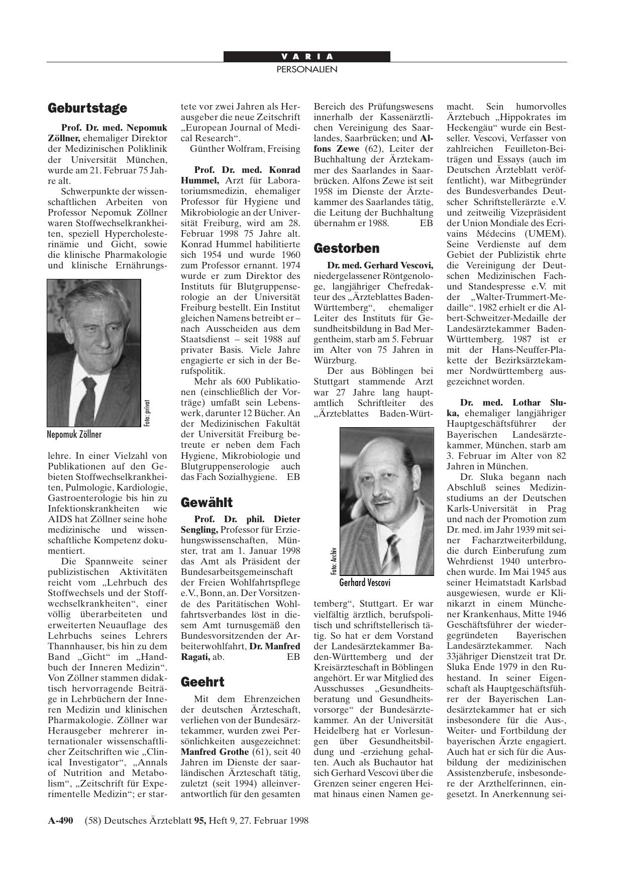 Vorschauseite 1: Gestorben