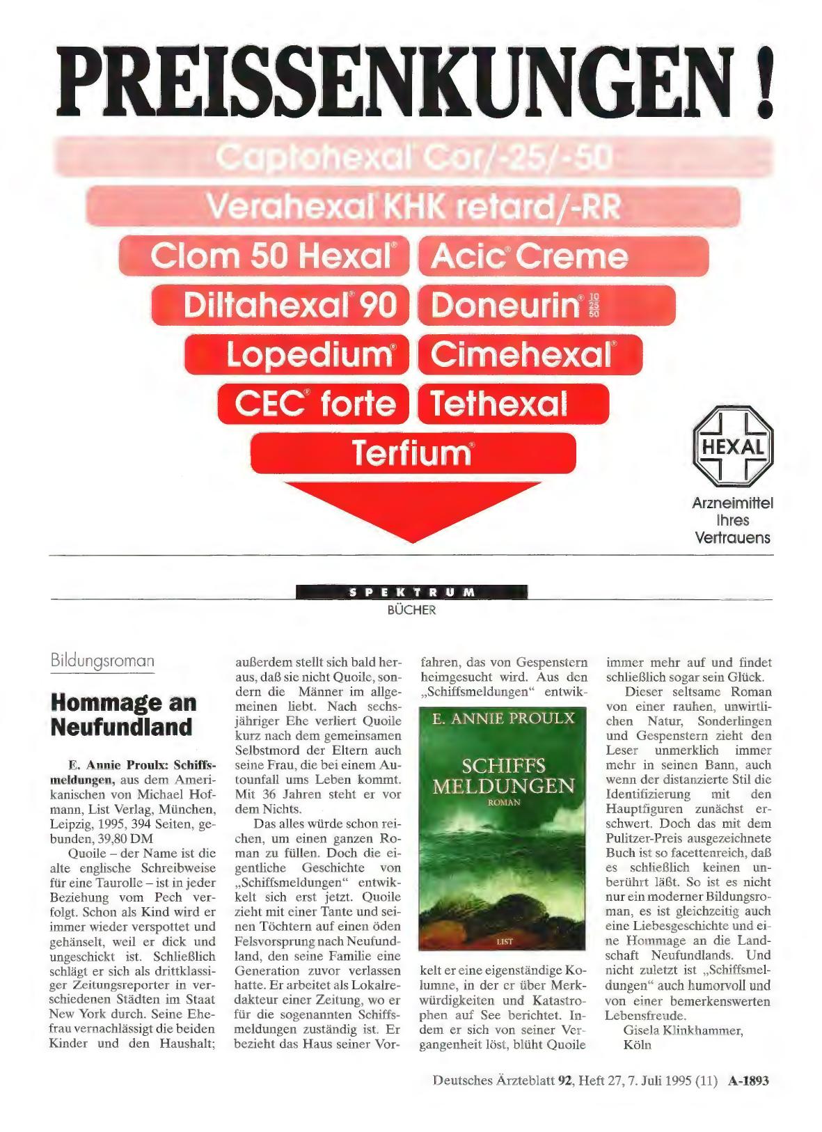 Vorschauseite 1: Bildungsroman: Hommage an Neufundland