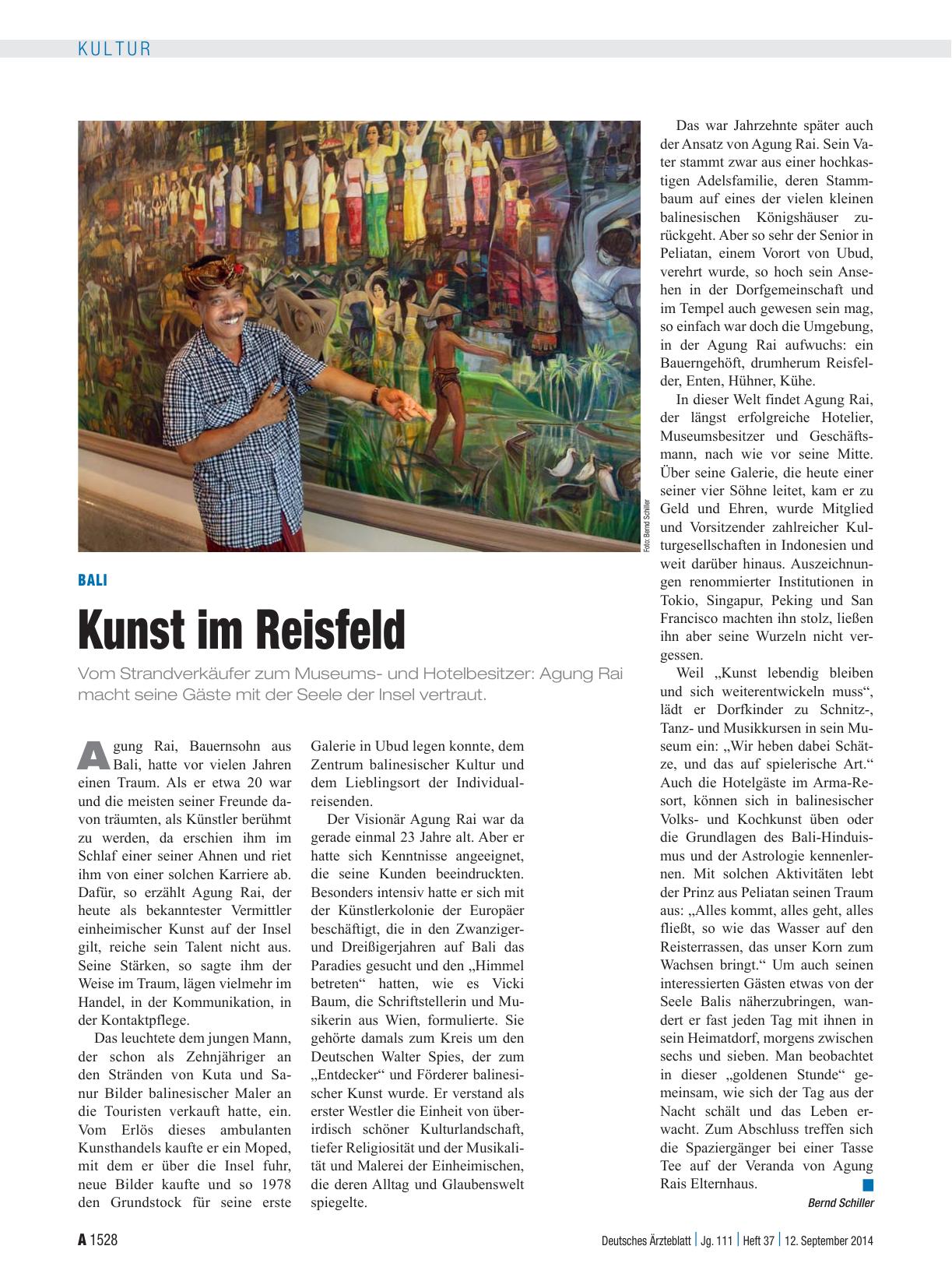 Vorschauseite 1: Bali: Kunst im Reisfeld