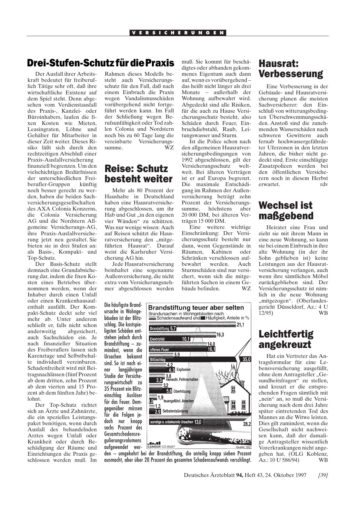 Vorschauseite 1: Wechsel ist maßgebend