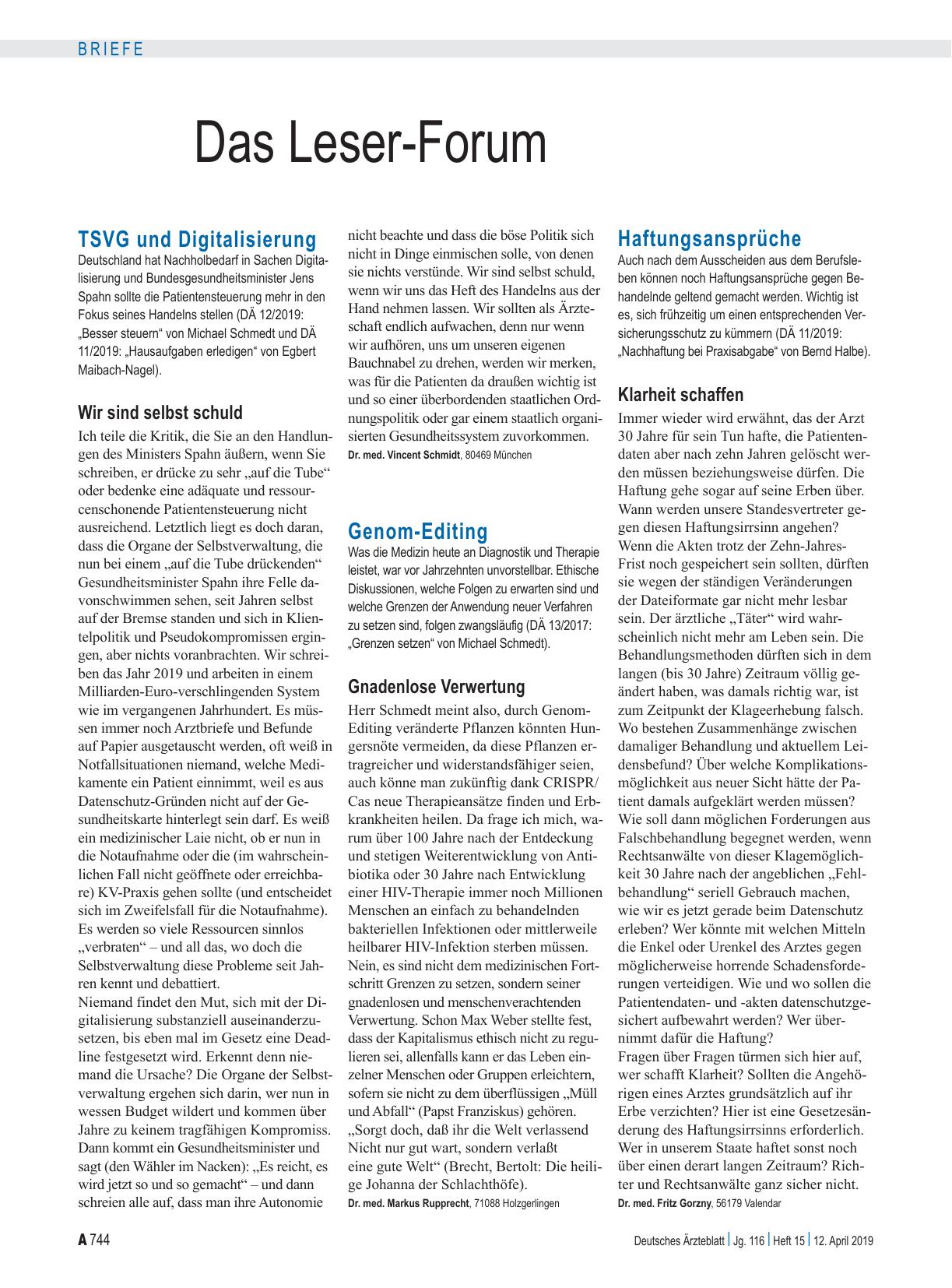 Vorschauseite 1: Genom-Editing: Gnadenlose Verwertung