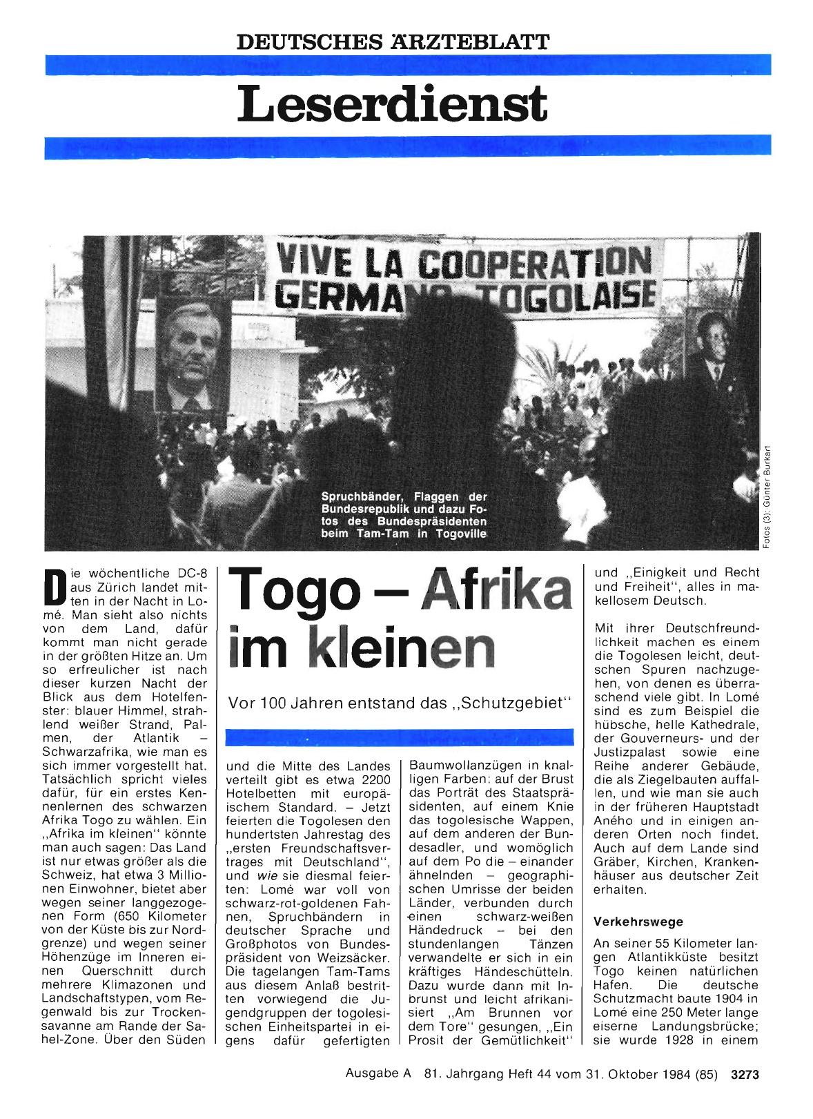 Vorschauseite 1: Togo Afrika im kleinen