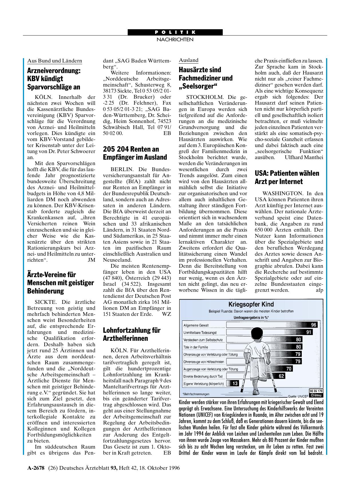 Vorschauseite 1: Hausärzte sind Fachmediziner und „Seelsorger“