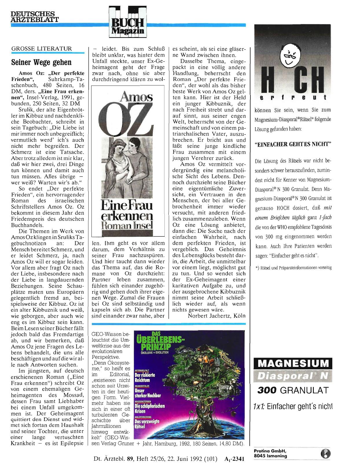 Vorschauseite 1: GLOSSE: Seiner Wege gehen