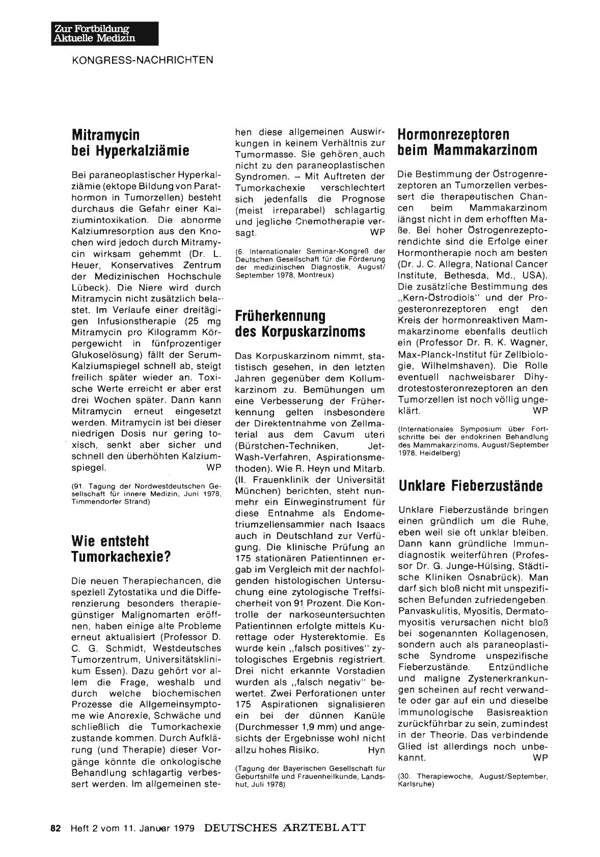 Vorschauseite 1: Hormonrezeptoren beim Mammakarzinom