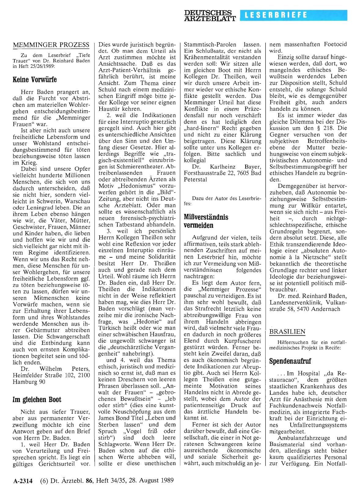 Vorschauseite 1: MEMMINGER PROZESS: Im gleichen Boot