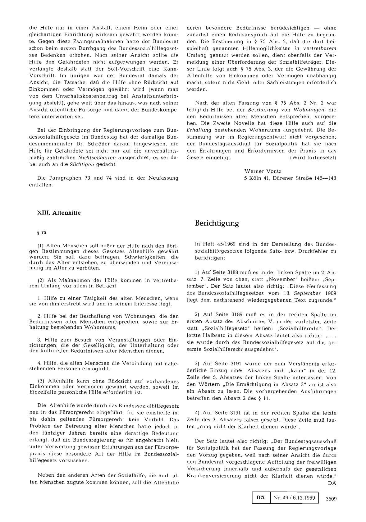 Vorschauseite 1: Berichtigung