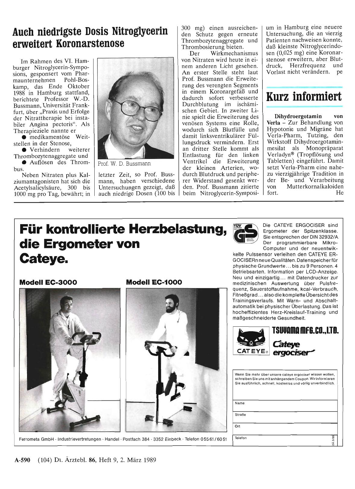 Vorschauseite 1: Kurz informiert