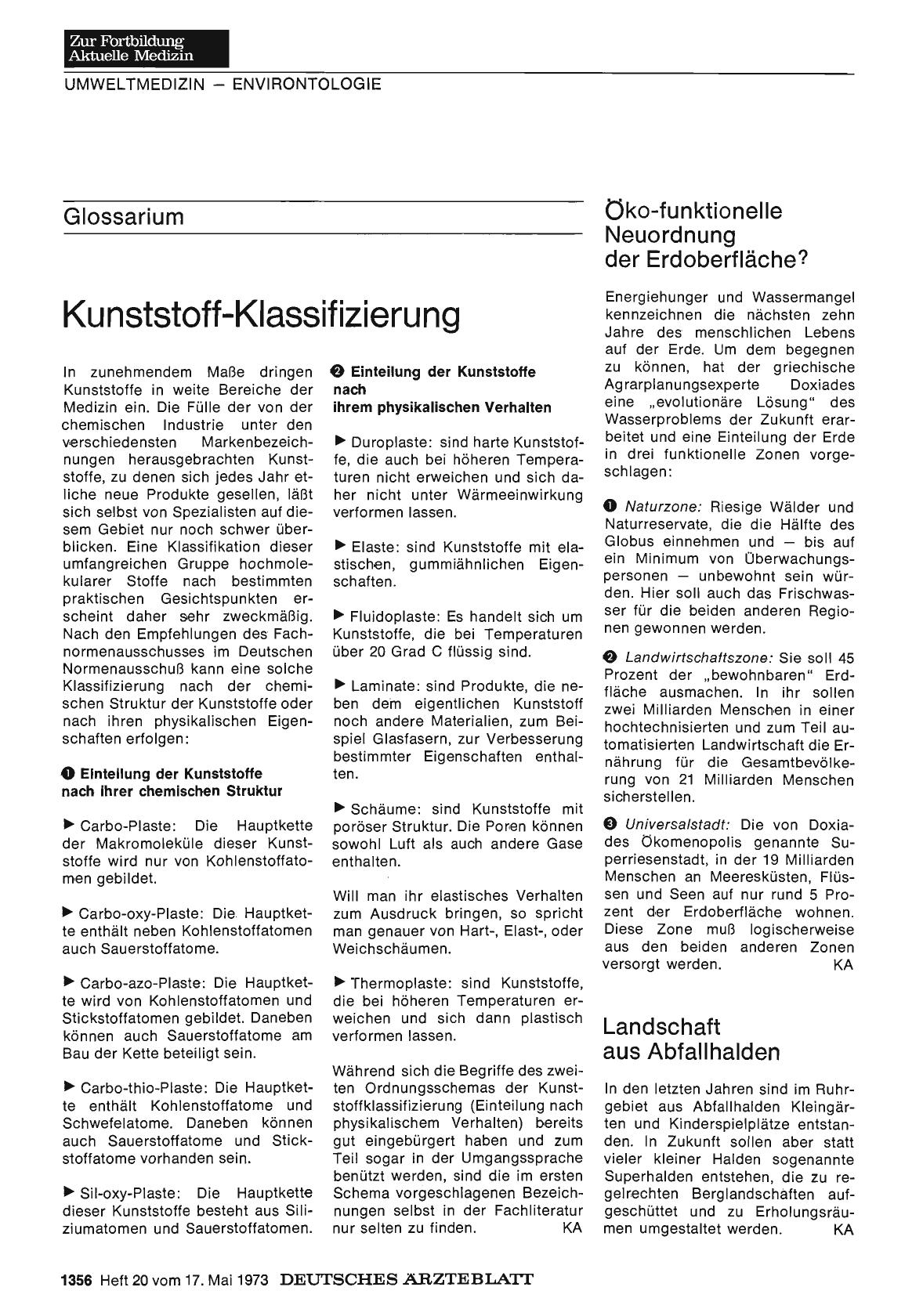 Vorschauseite 1: Glossarium: Kunststoff-Klassifizierung