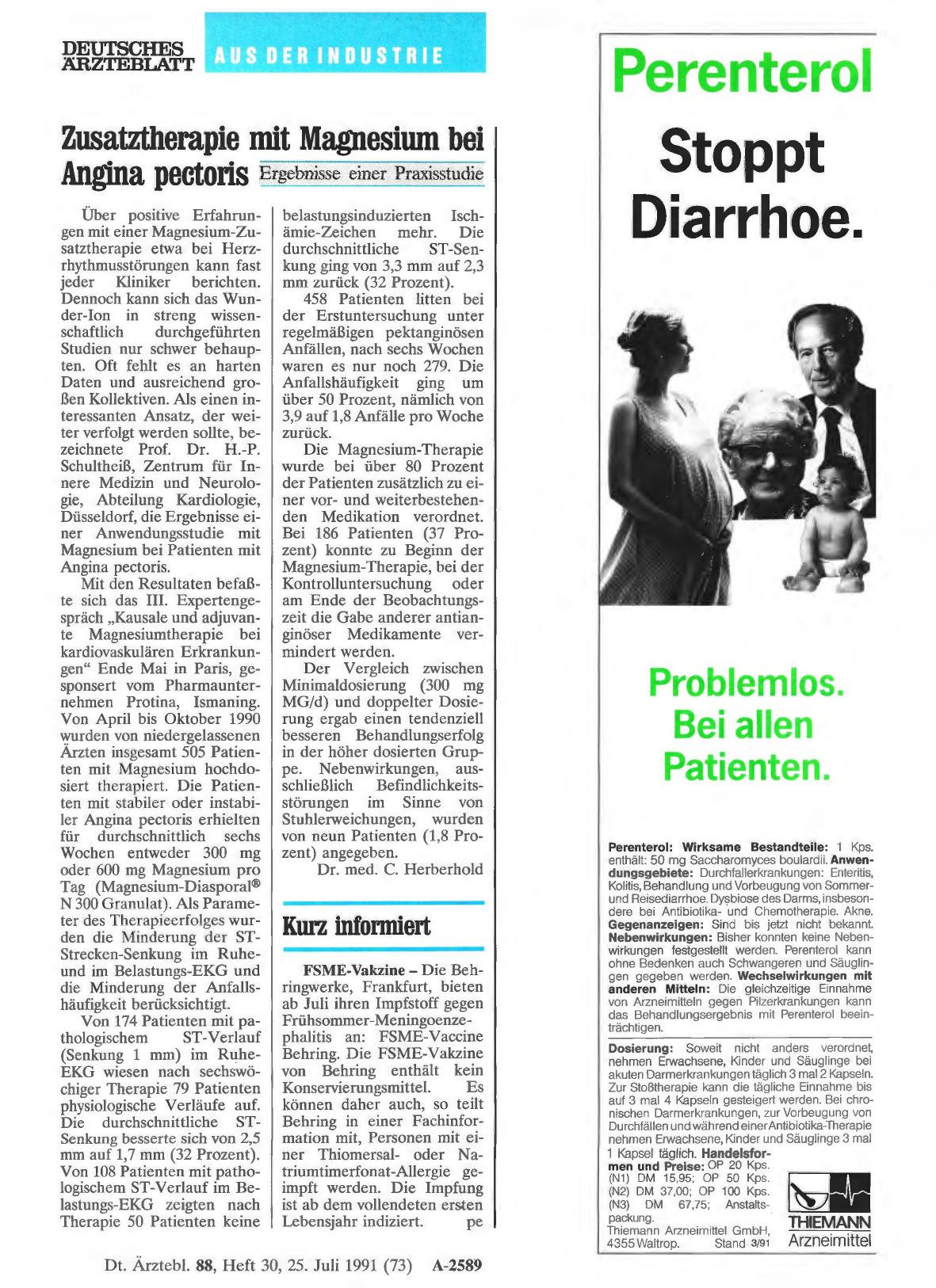 Vorschauseite 1: Kurz informiert