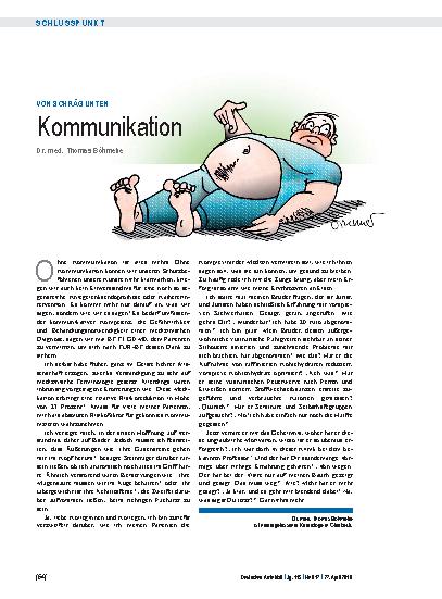 Vorschauseite 1: Von schräg unten: Kommunikation