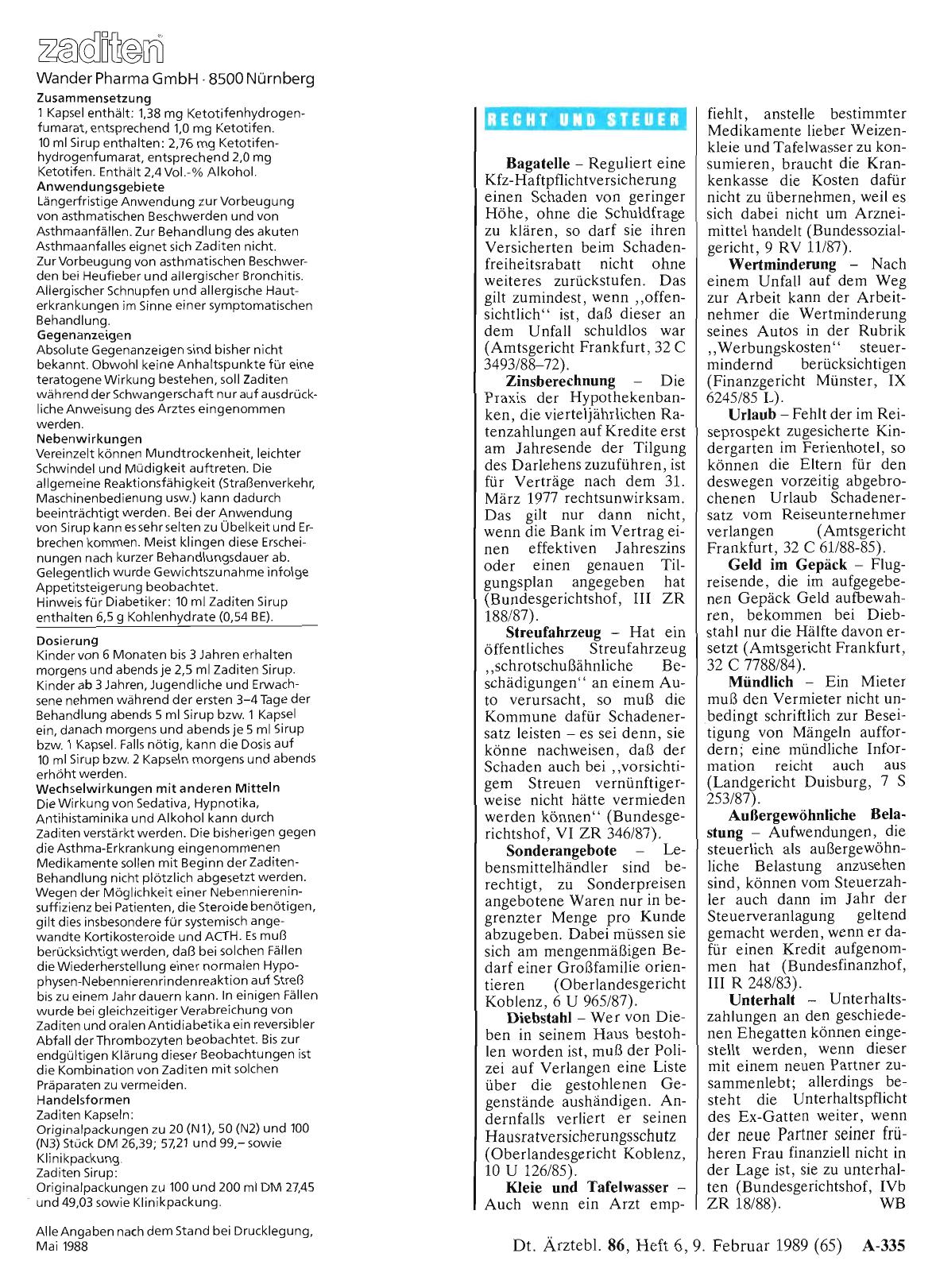 Vorschauseite 1: Recht und Steuer