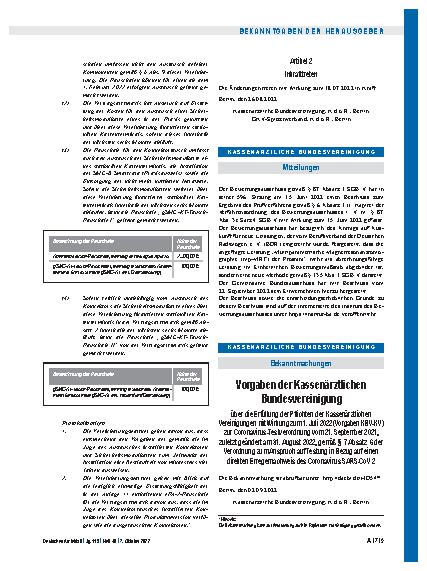 Vorschauseite 1: Mitteilungen