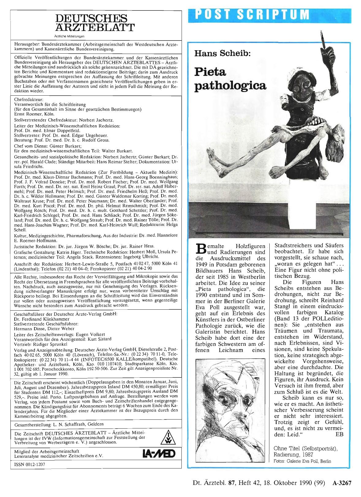 Vorschauseite 1: Hans Scheib: Pieta pathologica