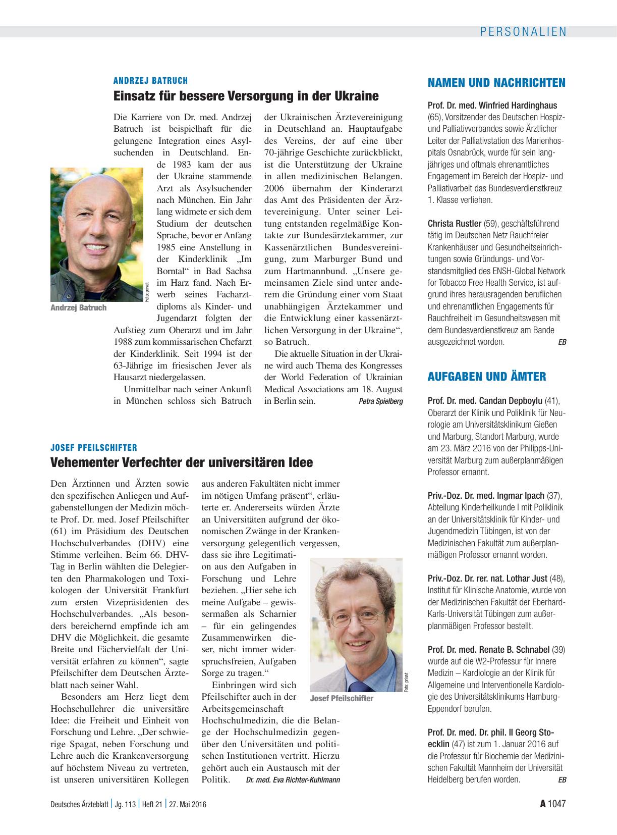 Vorschauseite 1: Aufgaben und Ämter