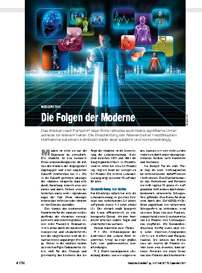 Vorschauseite 1: Medizinethik: Die Folgen der Moderne