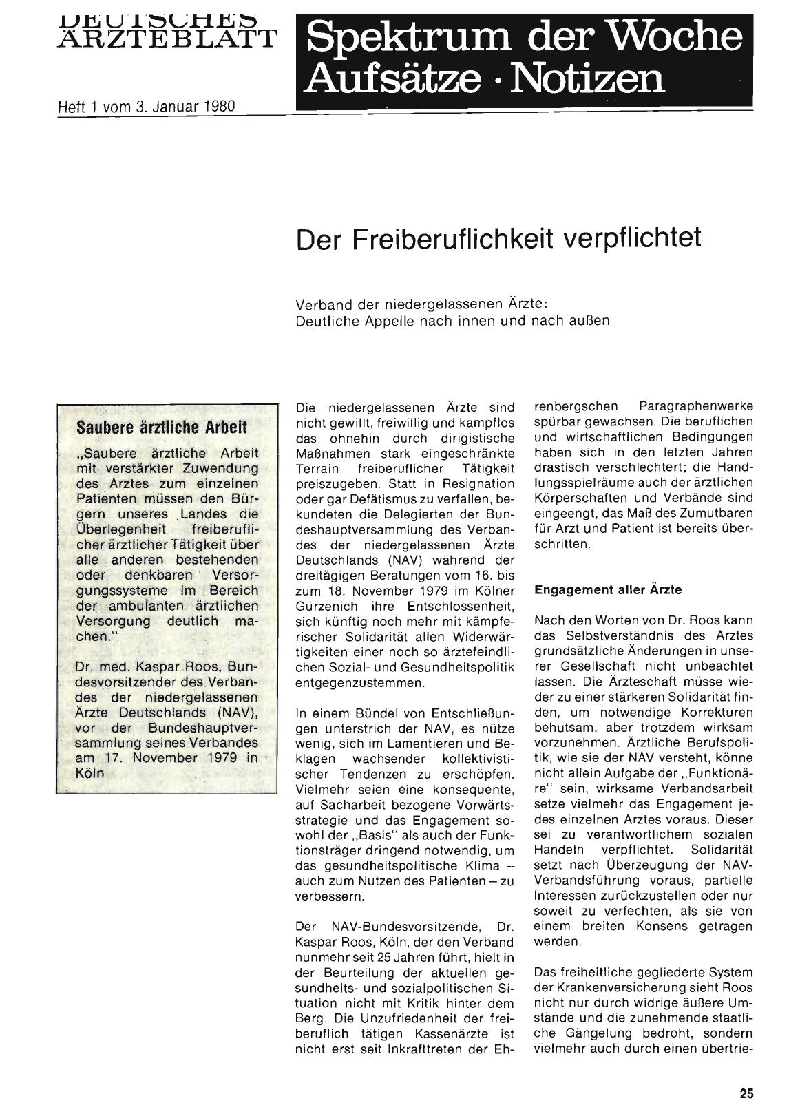 Vorschauseite 1: Der Freiberuflichkeit verpflichtet