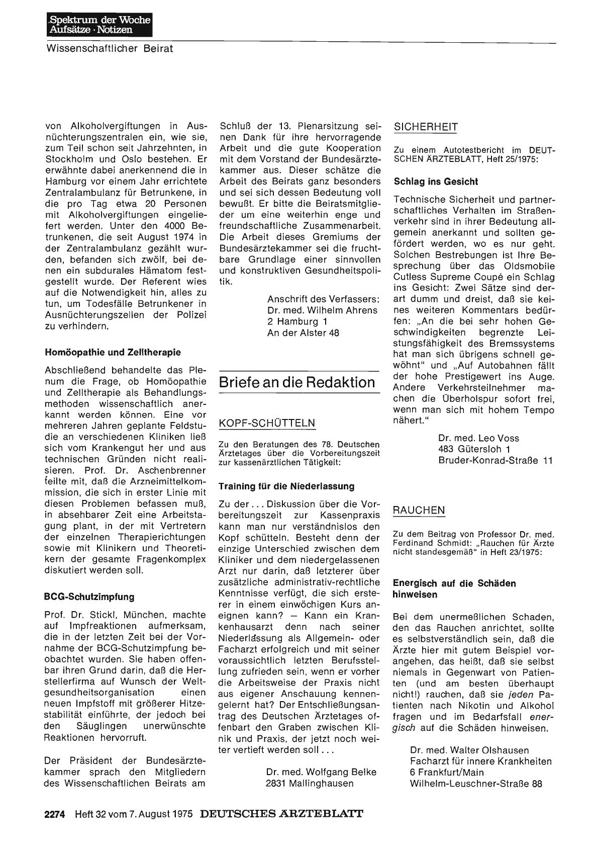 Vorschauseite 1: SICHERHEIT: Schlag ins Gesicht