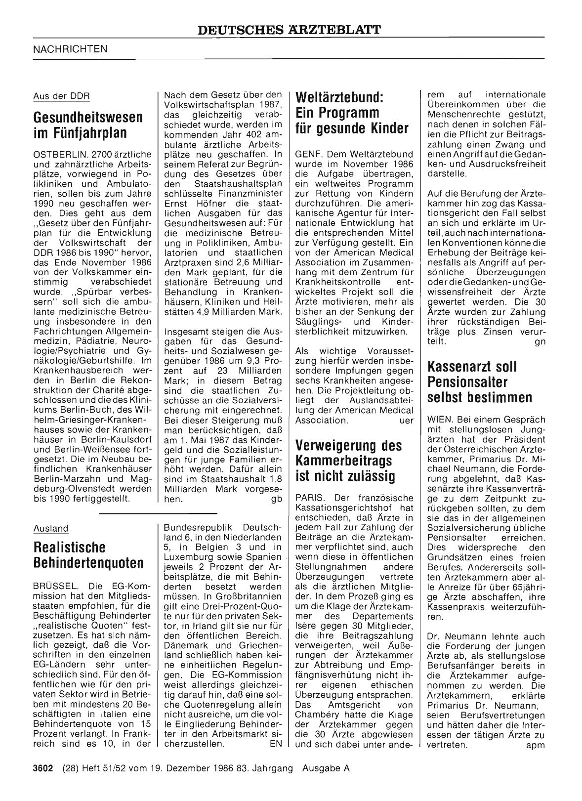Vorschauseite 1: Realistische Behindertenquoten