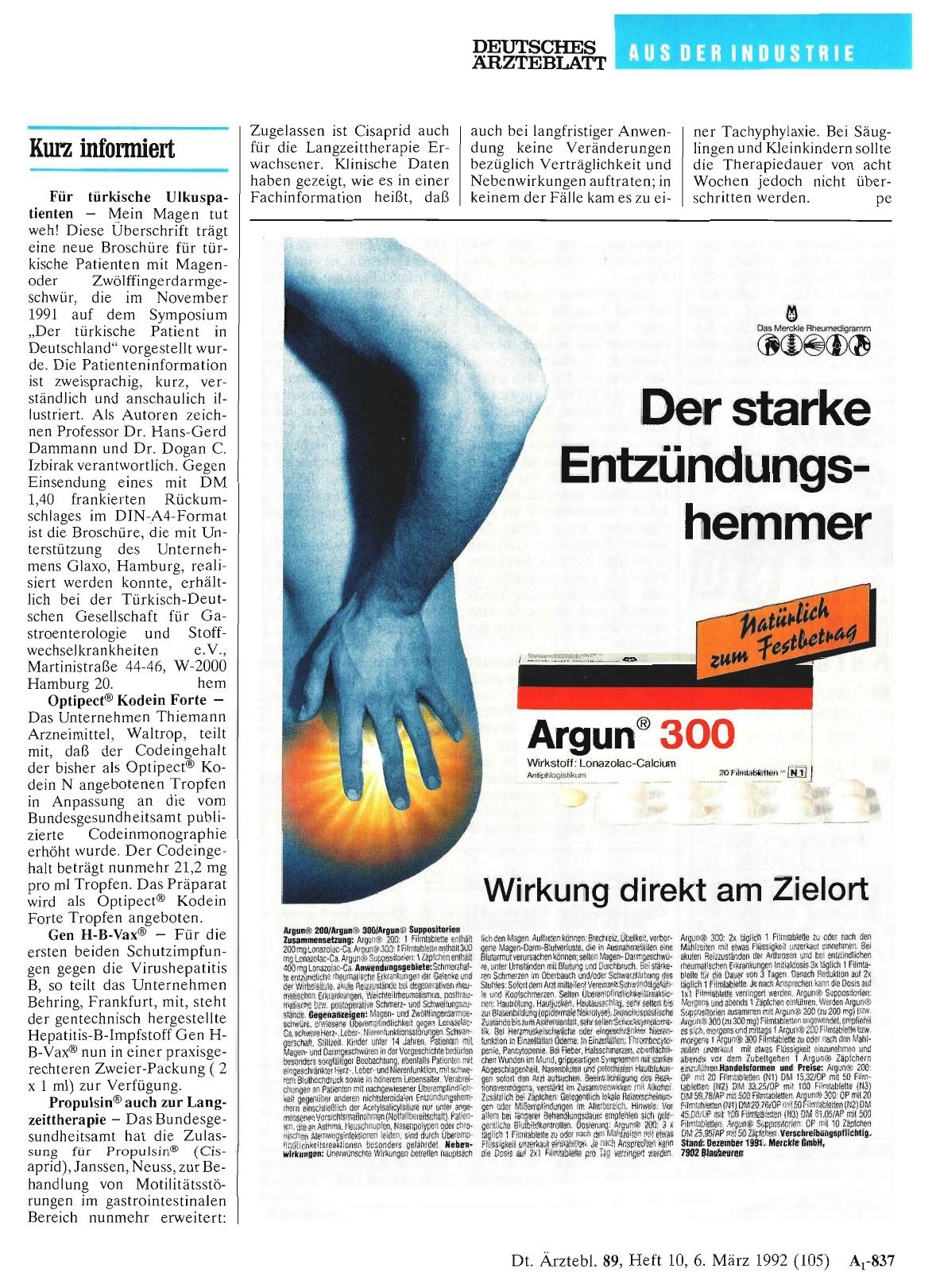 Vorschauseite 1: Kurz informiert