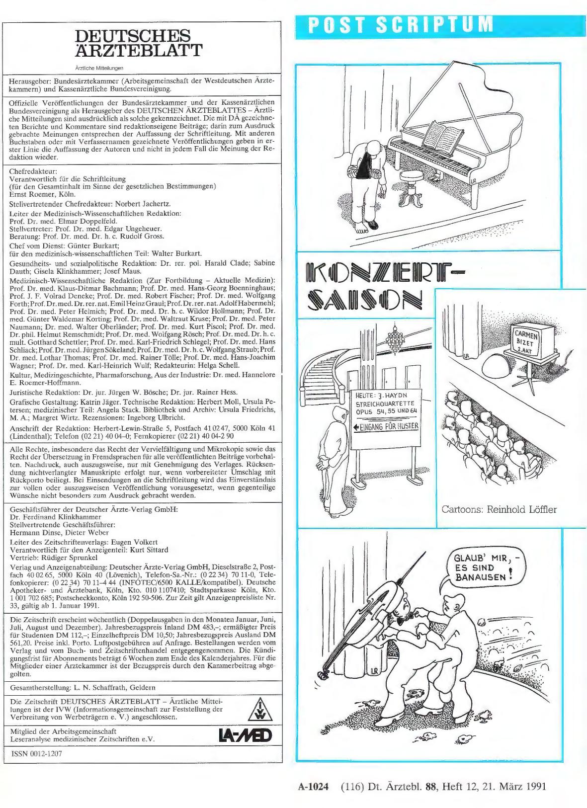 Vorschauseite 1: Konzertsaison