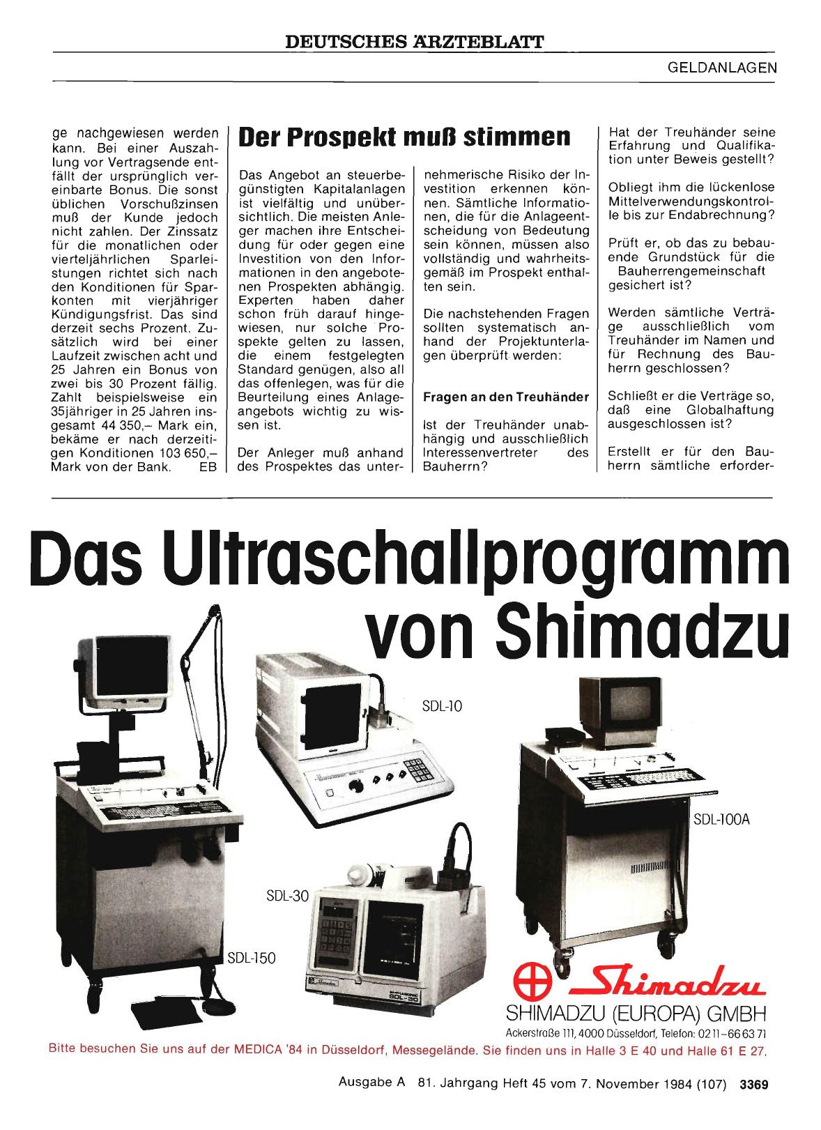 Vorschauseite 1: Der Prospekt muß stimmen