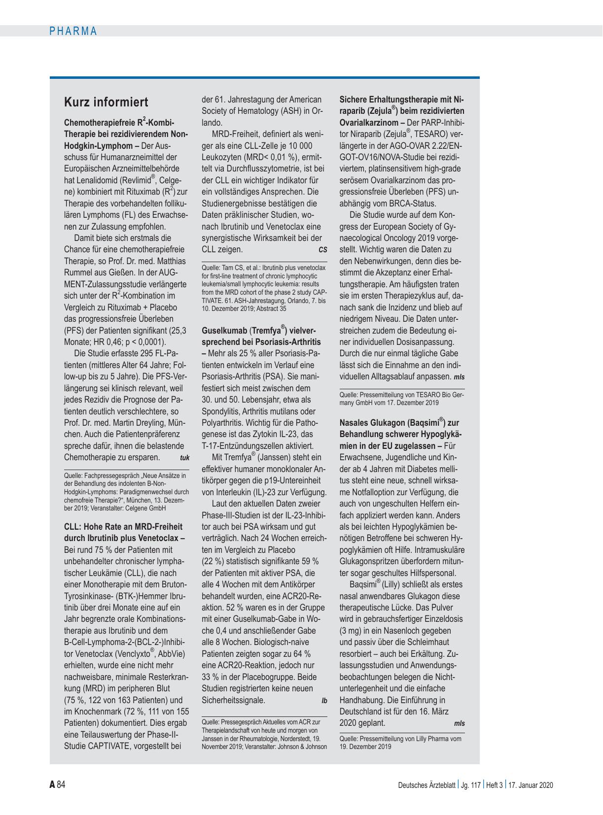 Vorschauseite 1: Kurz informiert