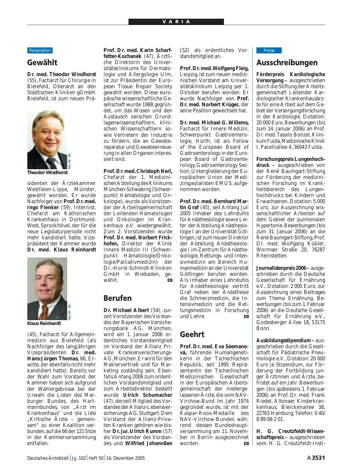 Vorschauseite 1: Berufen