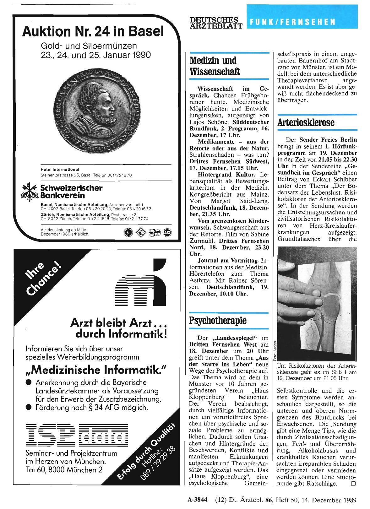 Vorschauseite 1: Medizin und Wissenschaft