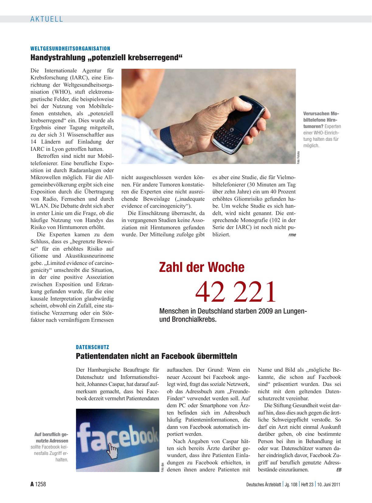 Vorschauseite 1: Zahl der Woche 42 221