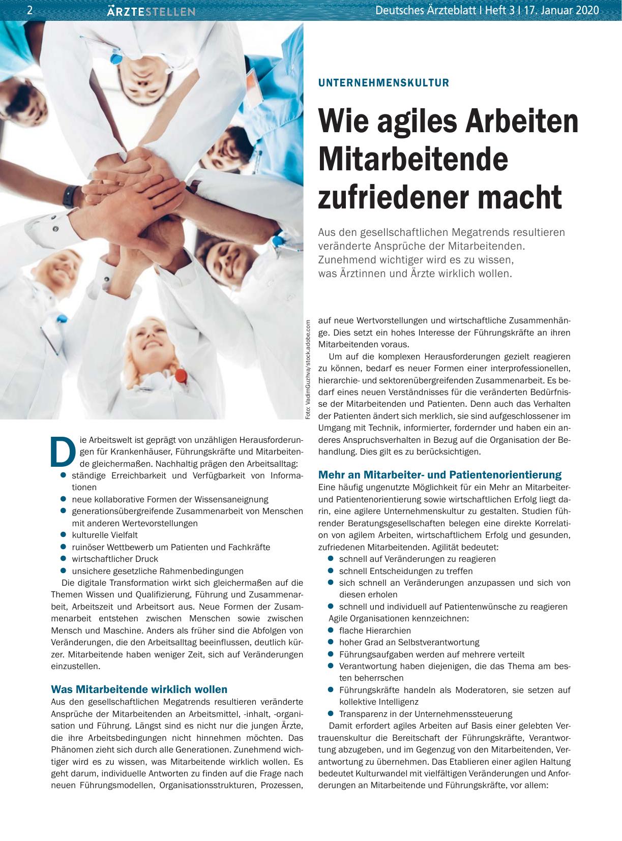 Vorschauseite 1: Unternehmenskultur: Wie agiles Arbeiten Mitarbeitende zufriedener macht