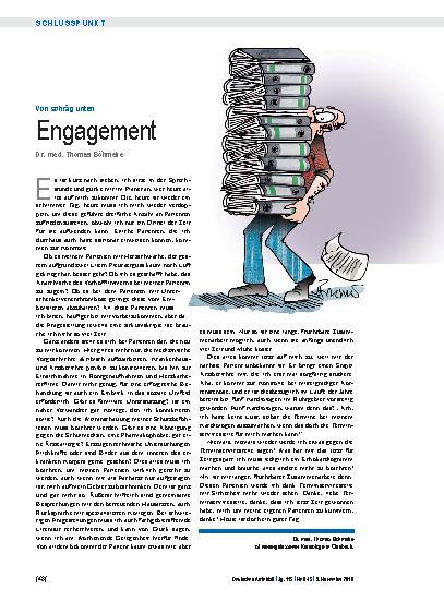 Vorschauseite 1: Von schräg unten: Engagement