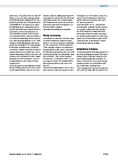 Vorschauseite 1: Heilpraktikerwesen: Erheblicher Schaden