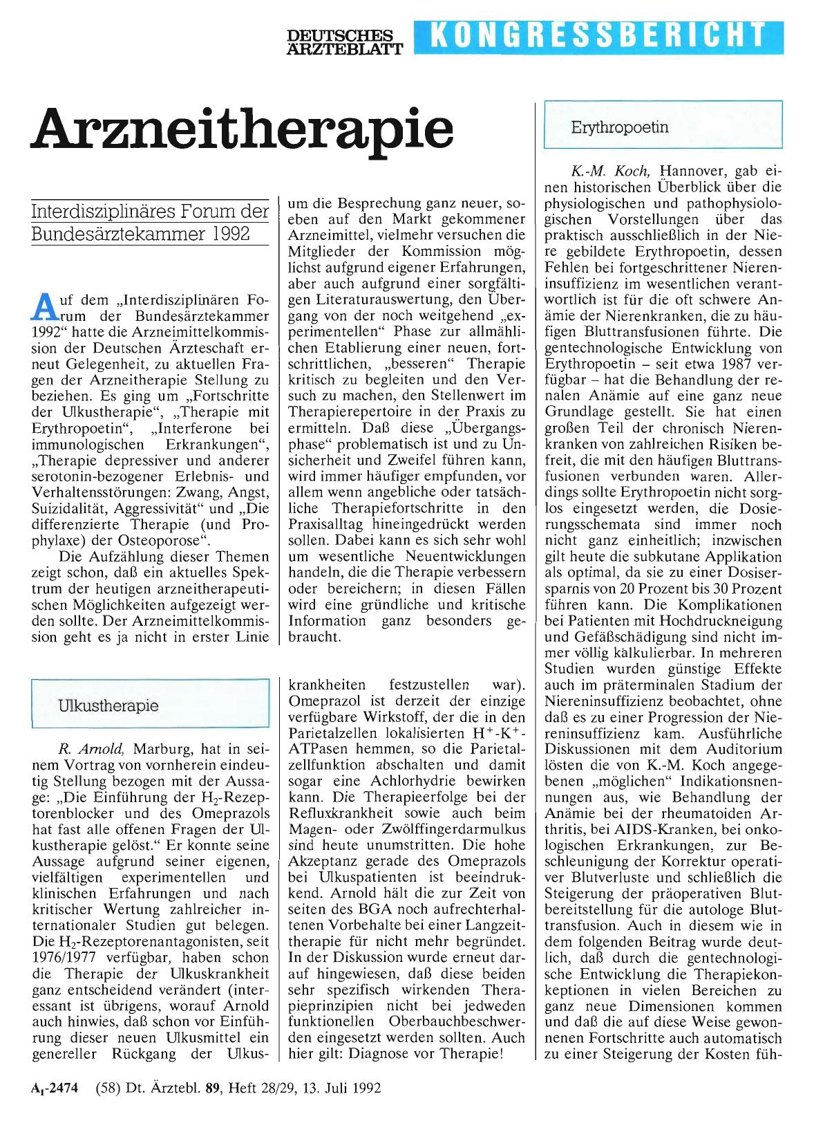 Vorschauseite 1: Arzneitherapie